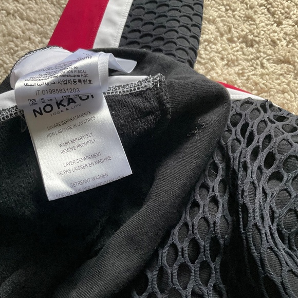 NO KA' OI SET OF LEGGINGS AND SWEATSHIRT. SIZE: 01-02 (S). COLOR: BLACK MULTI. P - Picture 2 of 10